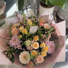 With Love - Aqua Packed Hand Tied