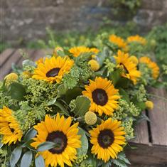 Sunflower Casket Spray 