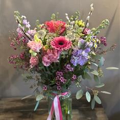Seasonal Mix Vase Of Flowers 